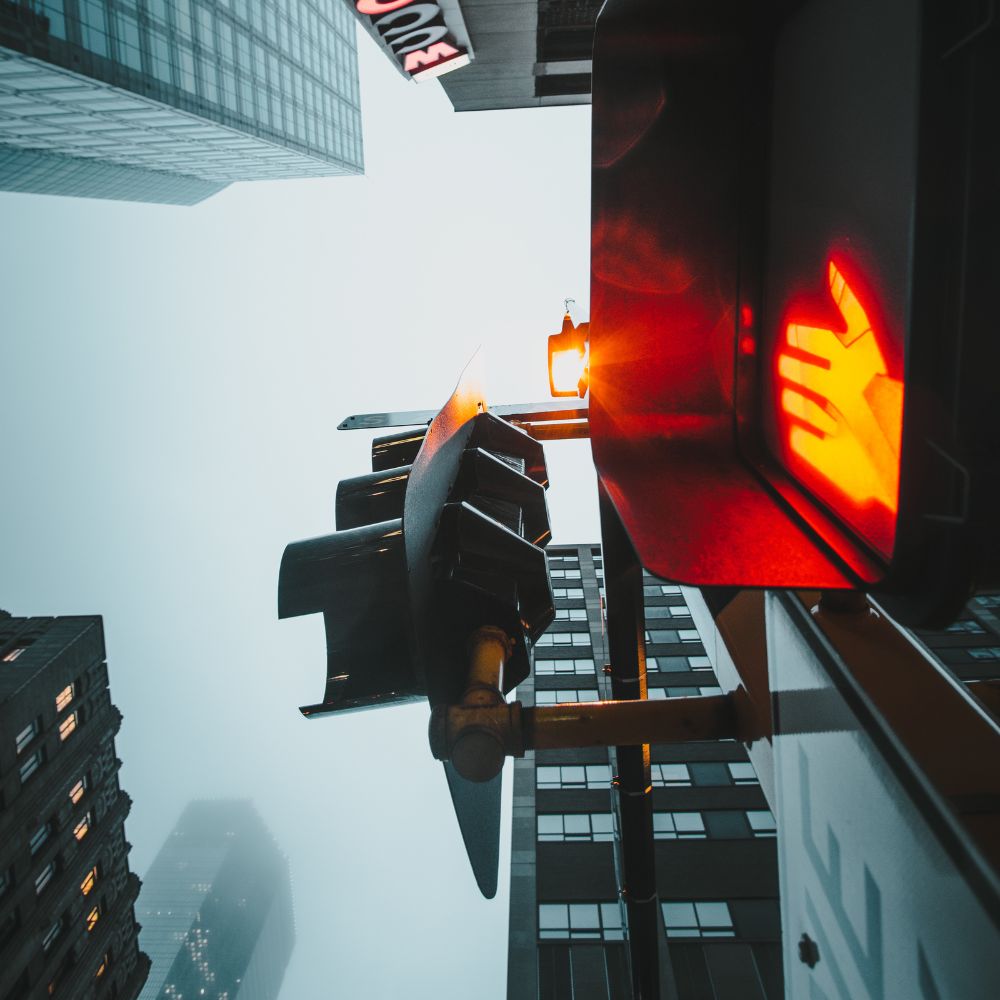 LED Hand and Man Signal